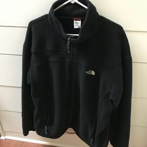 North face fleece, men’s large, black